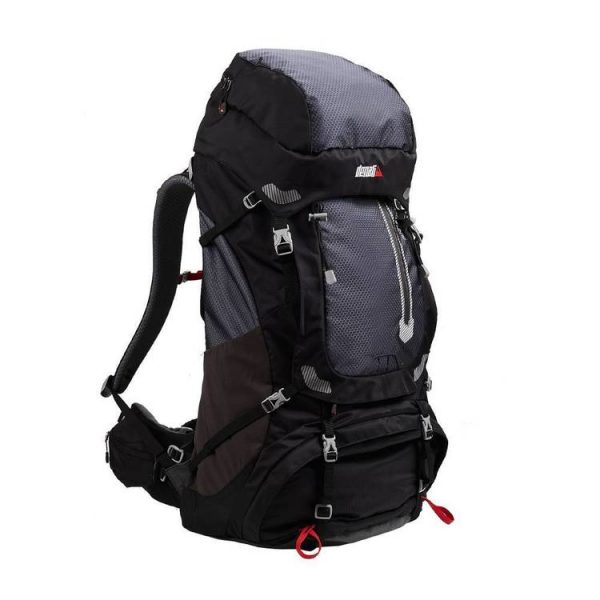 Denali Pinnacle Hike Pack Black & Grey 70 L — Wild Spirit Adventures